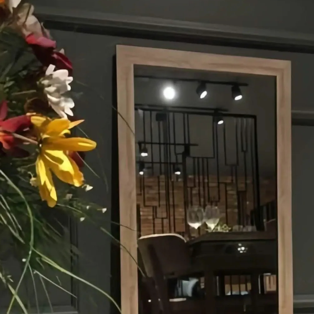 مرايا بإطار خشب، 80*200 سم