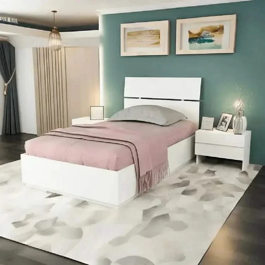 سرير خشب فردي ام دي اف، 120*200*30 سم