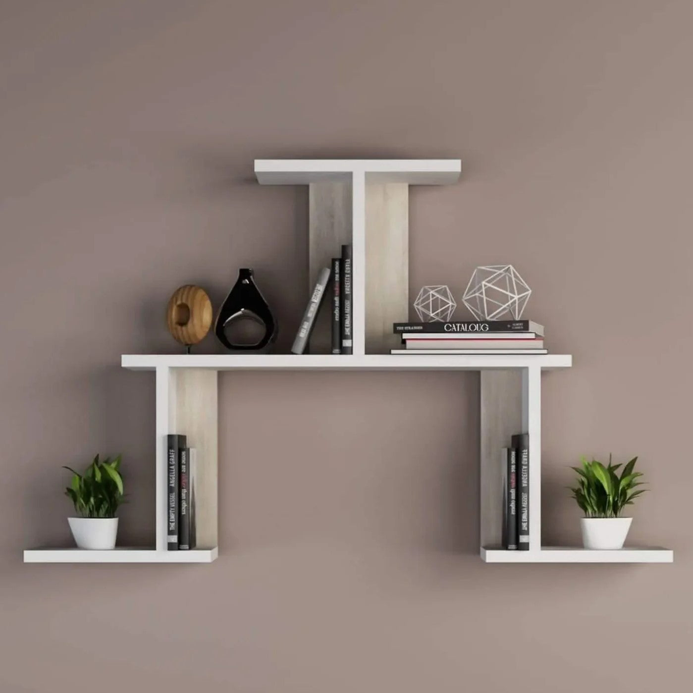 وحدة أرفف ام دي اف، 100*15*60 سم