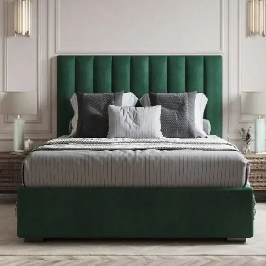 سرير كينج خشب ام دي اف و زان، 160*200*120 سم