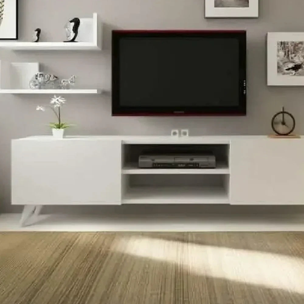 ترابيزة تليفزيون ام دي اف، 120*30*50 سم