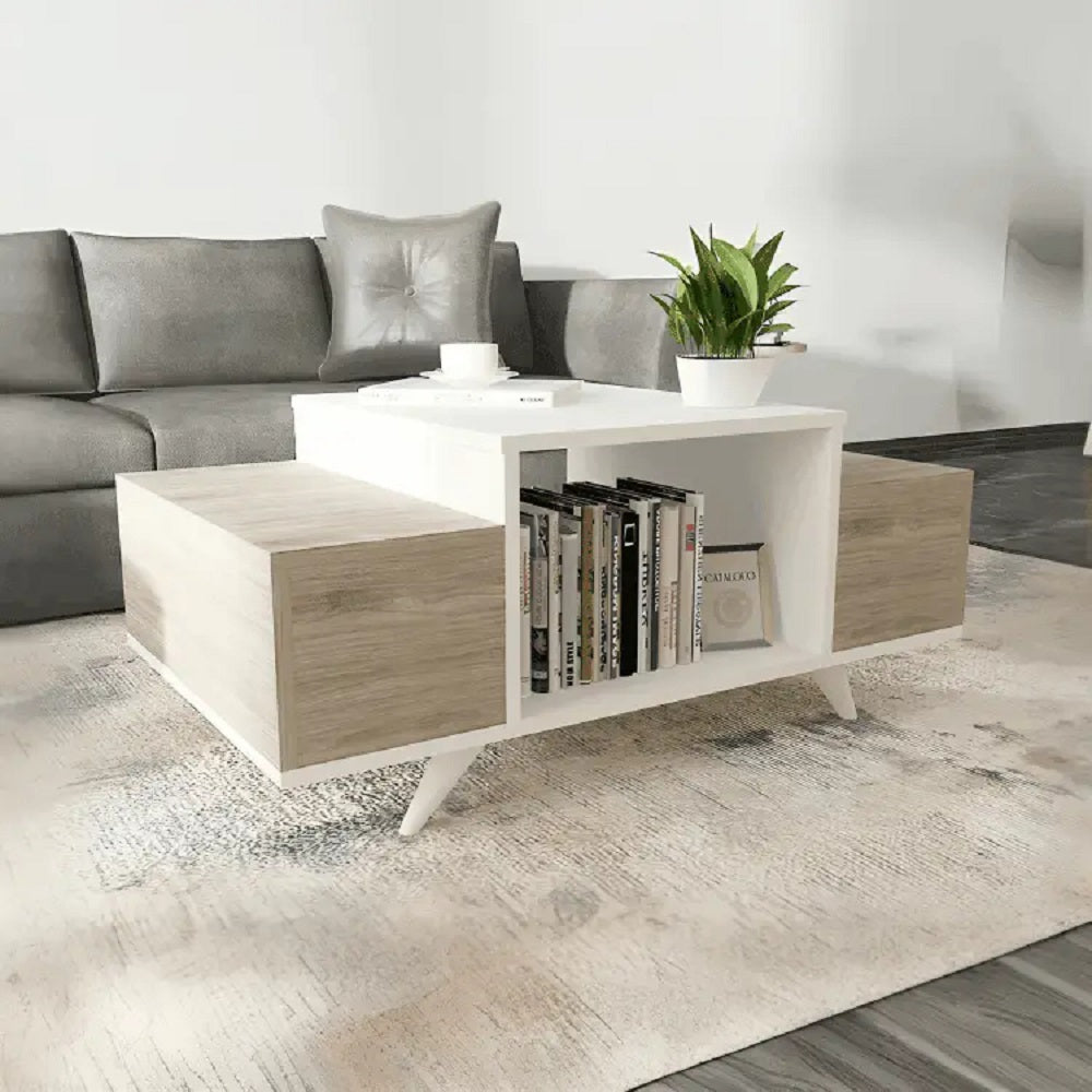 ترابيزة قهوة ام دي اف، 100*60*50 سم