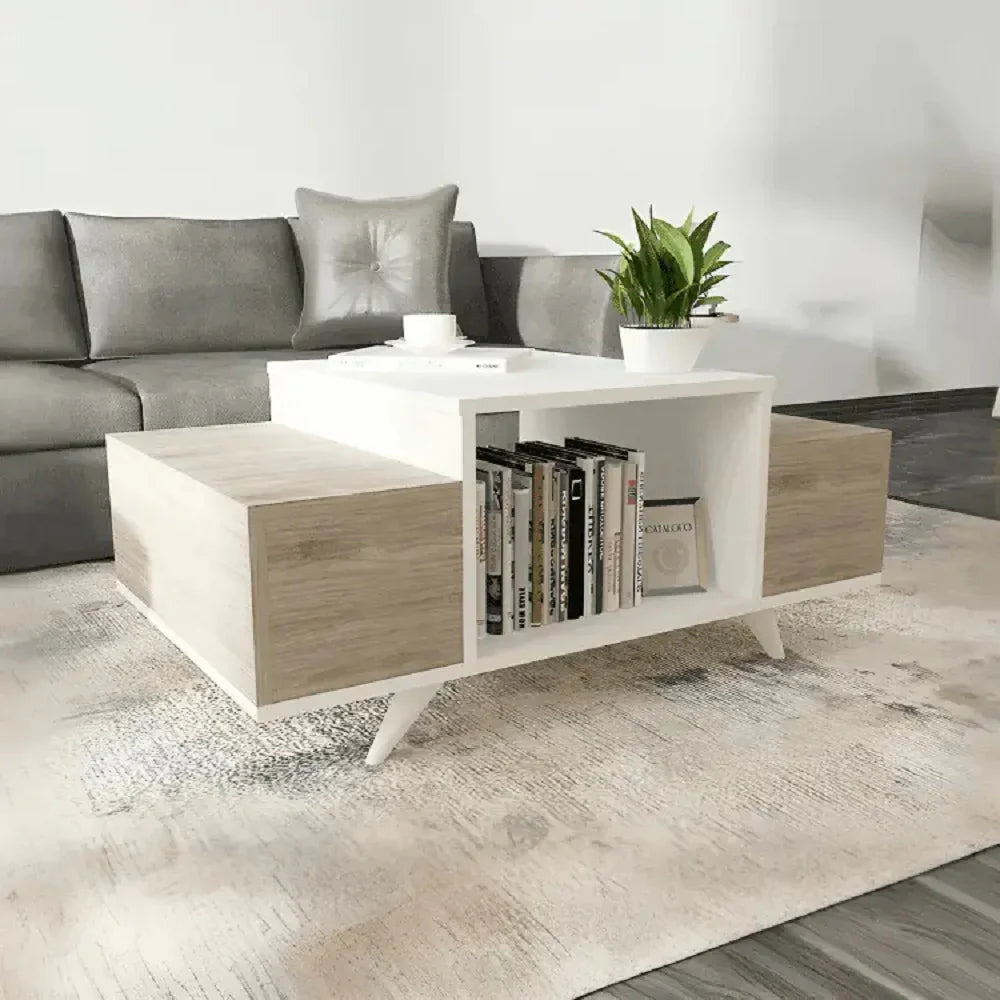 ترابيزة قهوة ام دي اف، 100*60*50 سم