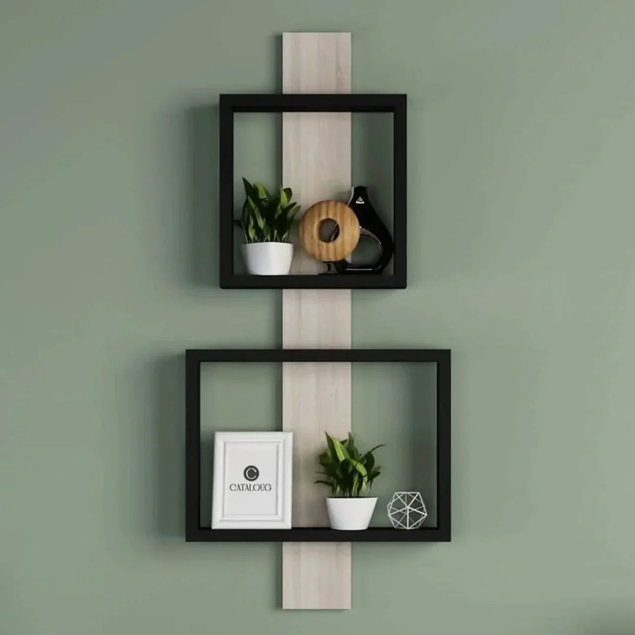 وحدة أرفف ام دي اف، 40*10*90 سم