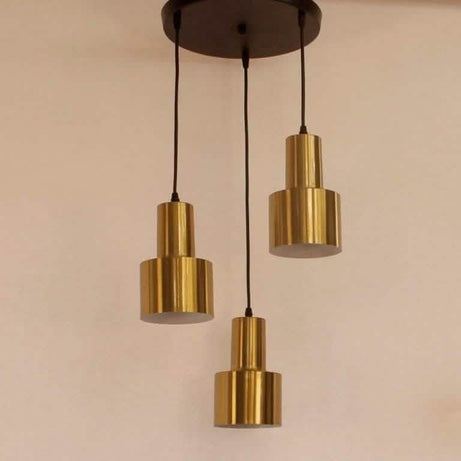 نجفة معدن، 60*80 سم - ذهبي