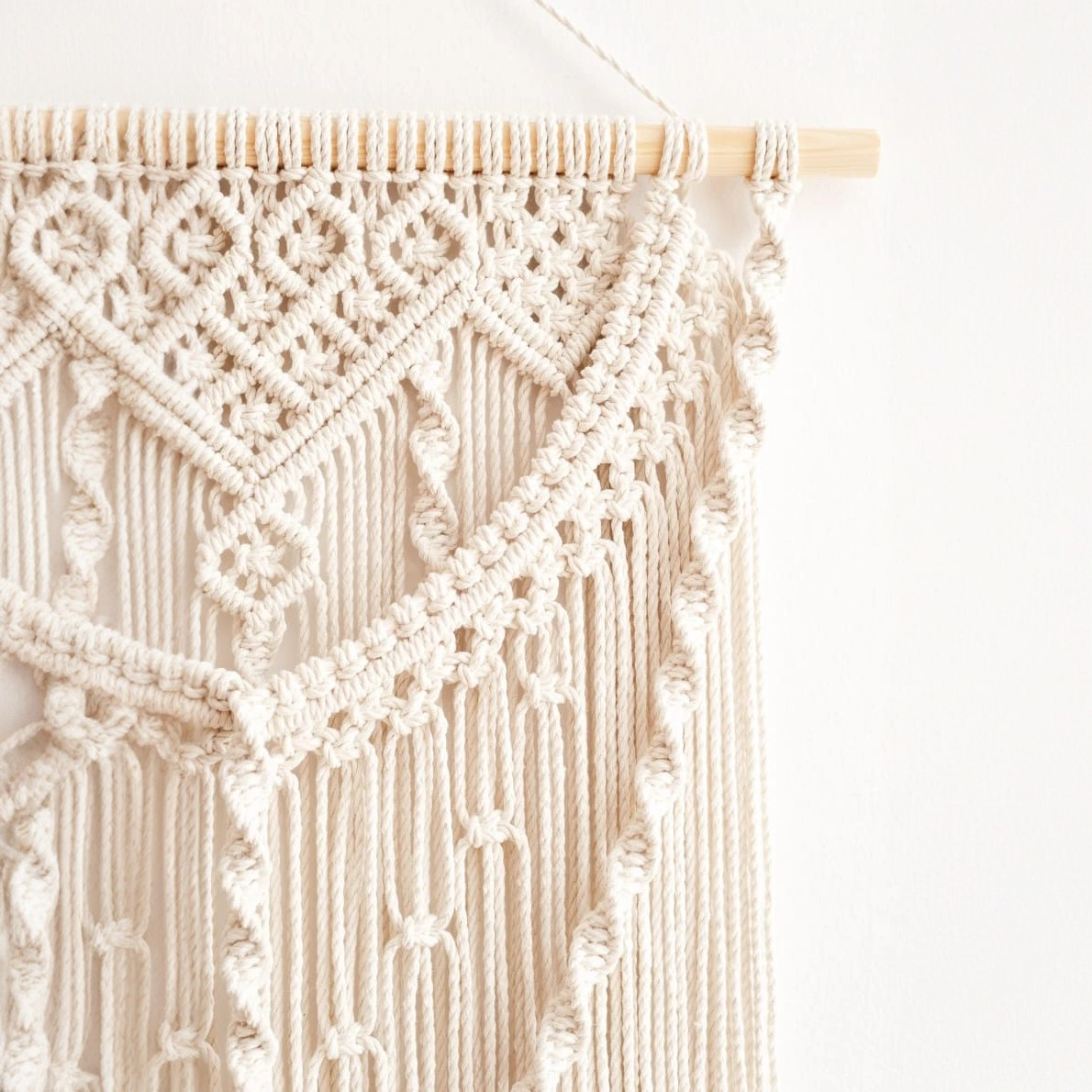 مكرمية حائط خشب، 50*70 سم