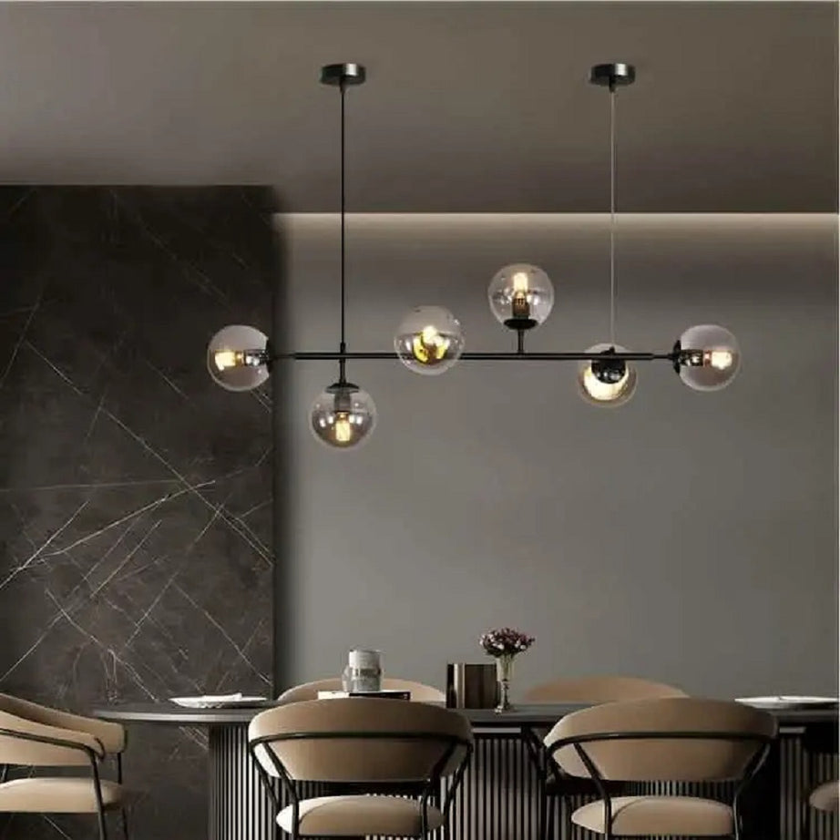 نجفة ستيل و زجاج، 120*150 سم