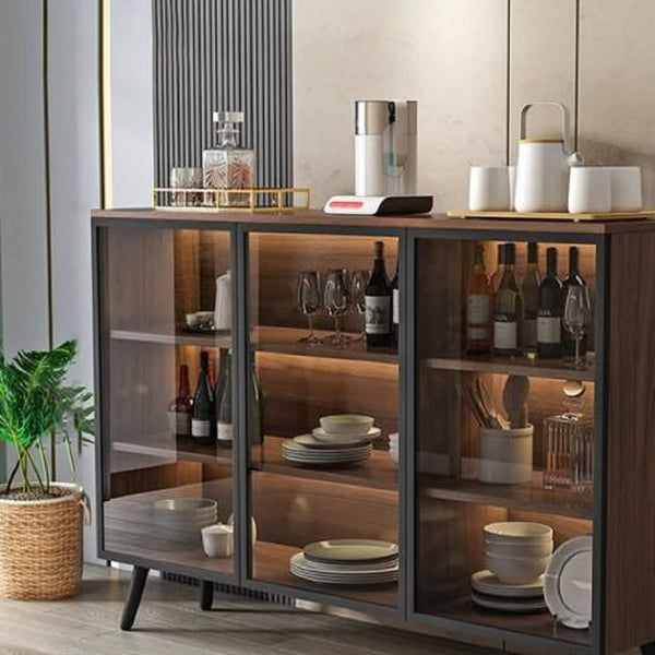 بوفيه خشب ام دي اف، 120*40*85 سم