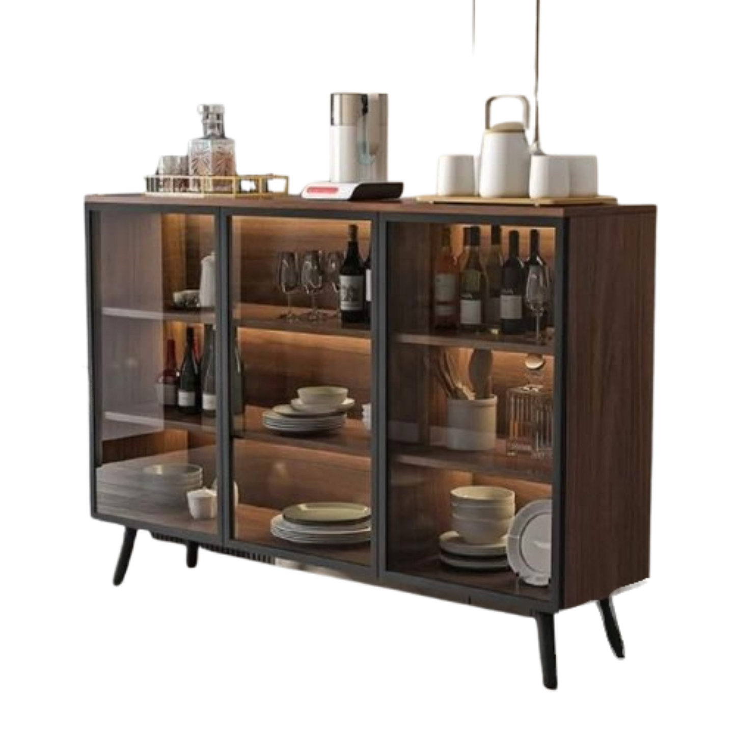 بوفيه خشب ام دي اف، 120*40*85 سم