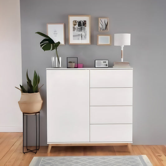 وحدة تخزين خشب ام دي اف، 120*40*120 سم