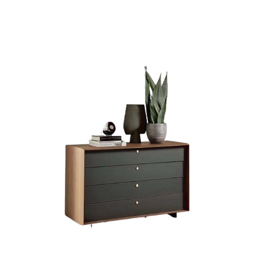 وحدة أدراج خشب ام دي اف، 120*40*80 سم