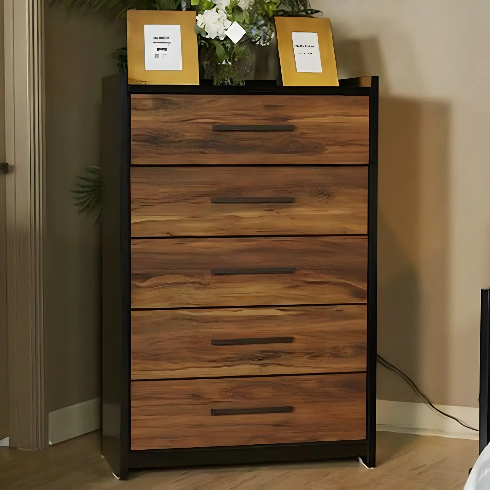 وحدة أدراج خشب ام دي اف، 80*40*200 سم