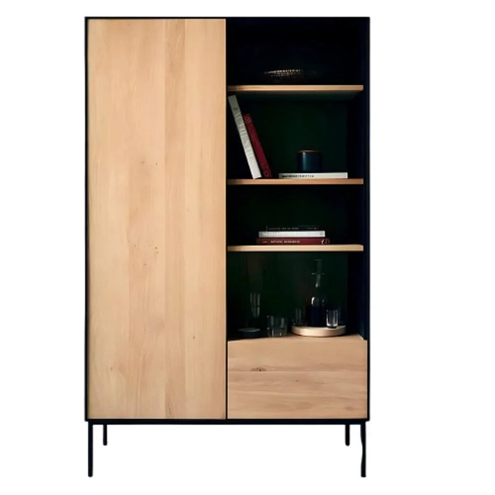 وحدة تخزين خشب ام دي اف، 80*40*200 سم