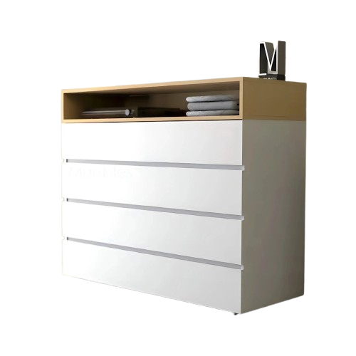 وحدة أدراج خشب ام دي اف، 100*40*100 سم