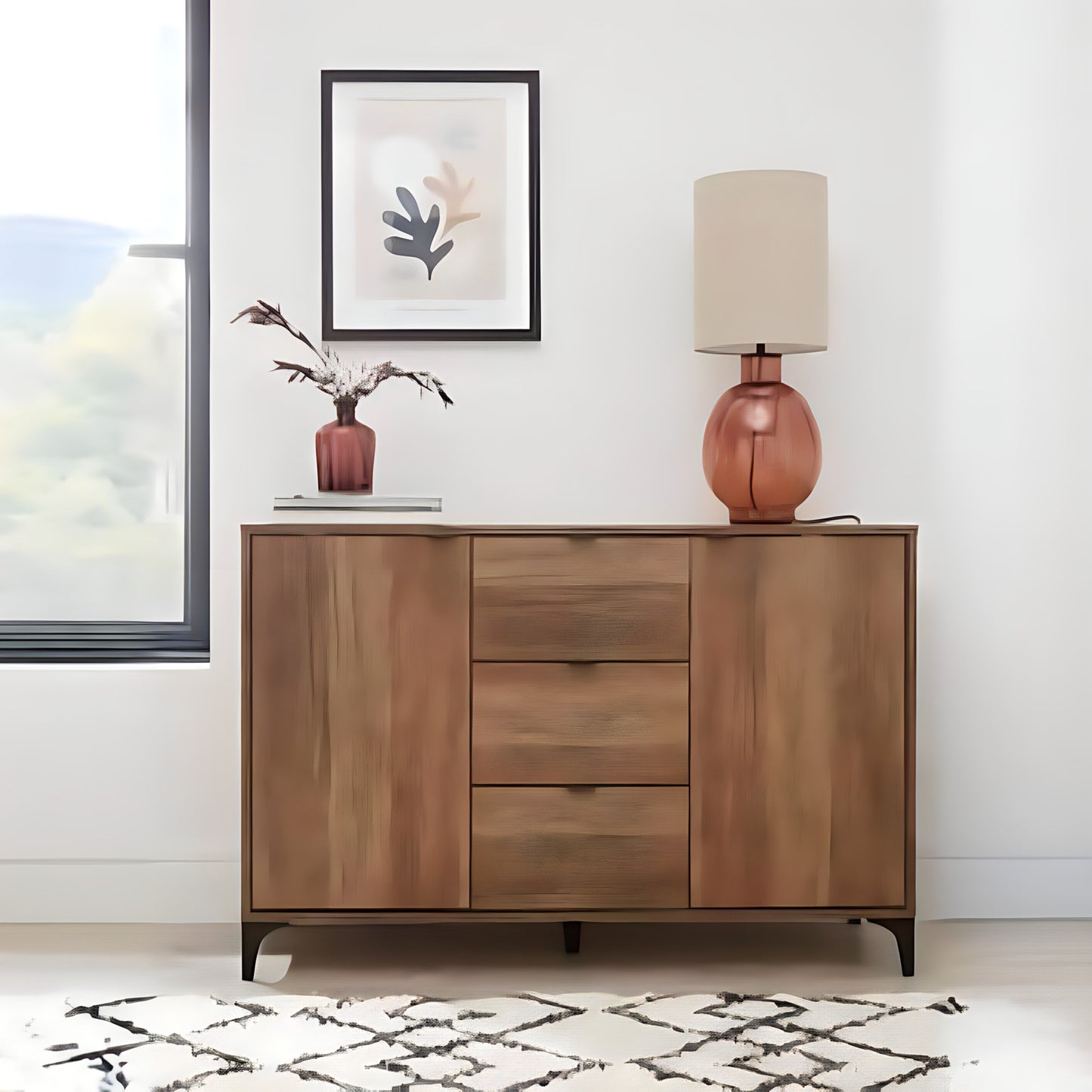 بوفيه خشب ام دي اف، 160*40*90 سم