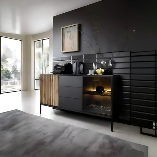 بوفيه خشب ام دي اف، 180*40*90 سم