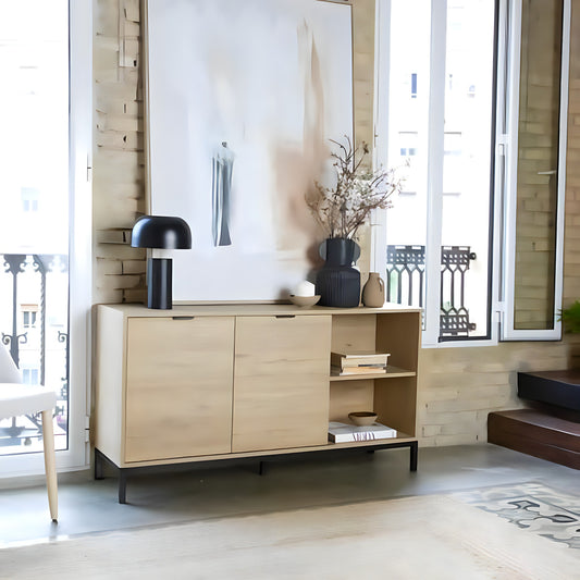 بوفيه خشب ام دي اف، 120*40*90 سم