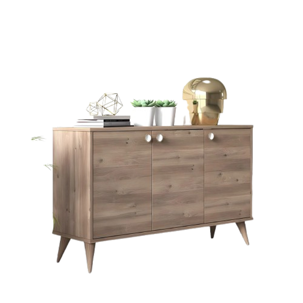 بوفيه خشب ام دي اف، 120*40*90 سم