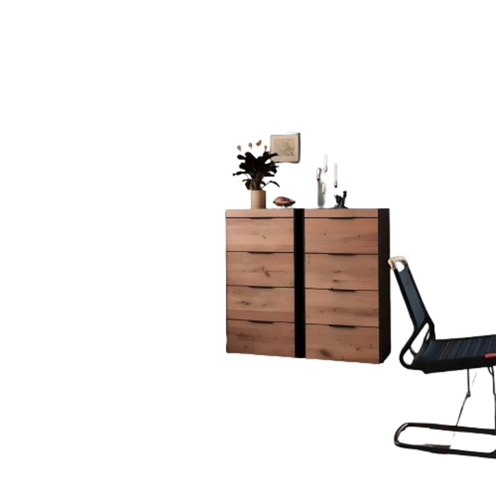 وحدة أدراج خشب ام دي اف، 120*40*120 سم