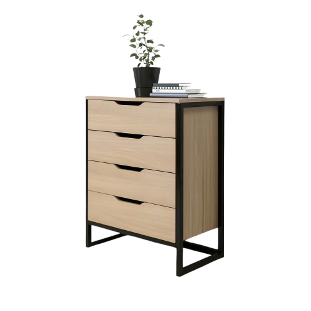 وحدة أدراج خشب ام دي اف، 60*40*90 سم