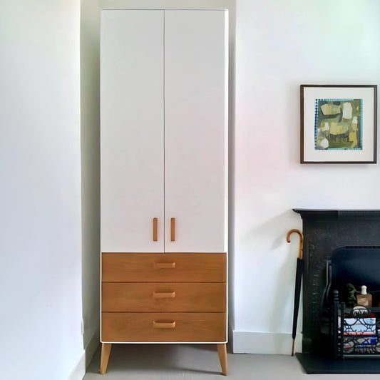 دولاب خشب ام دي اف، 80*40*200 سم