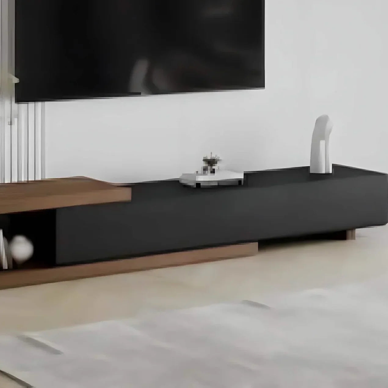 ترابيزة تليفزيون خشب ام دي اف، 200*30*40 سم