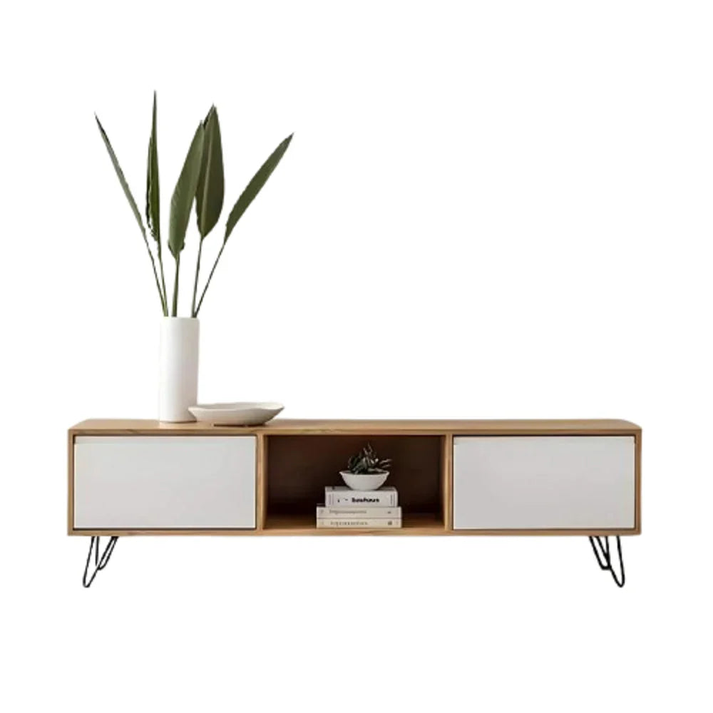 ترابيزة تليفزيون خشب ام دي اف، 140*30*45 سم