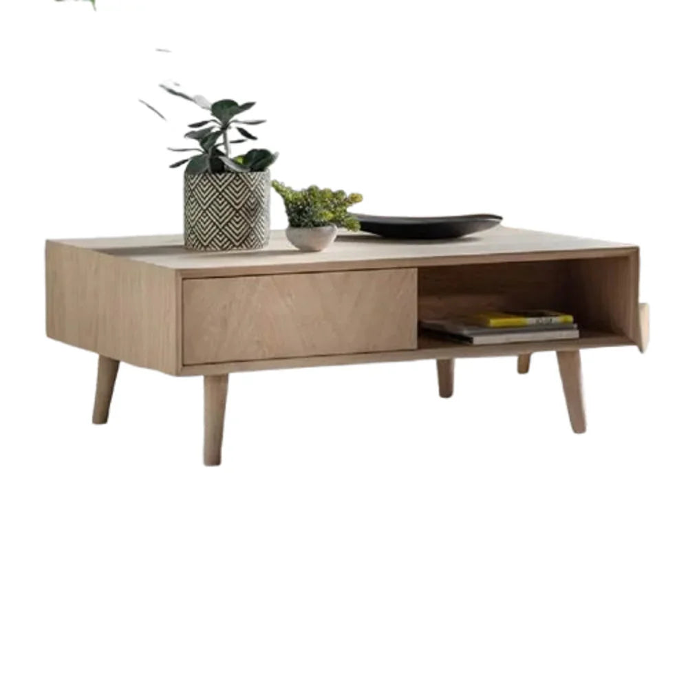 ترابيزة قهوة خشب ام دي اف، 90*60*40 سم