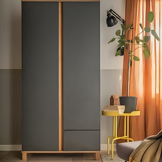 دولاب خشب ام دي اف، 80*40*200 سم