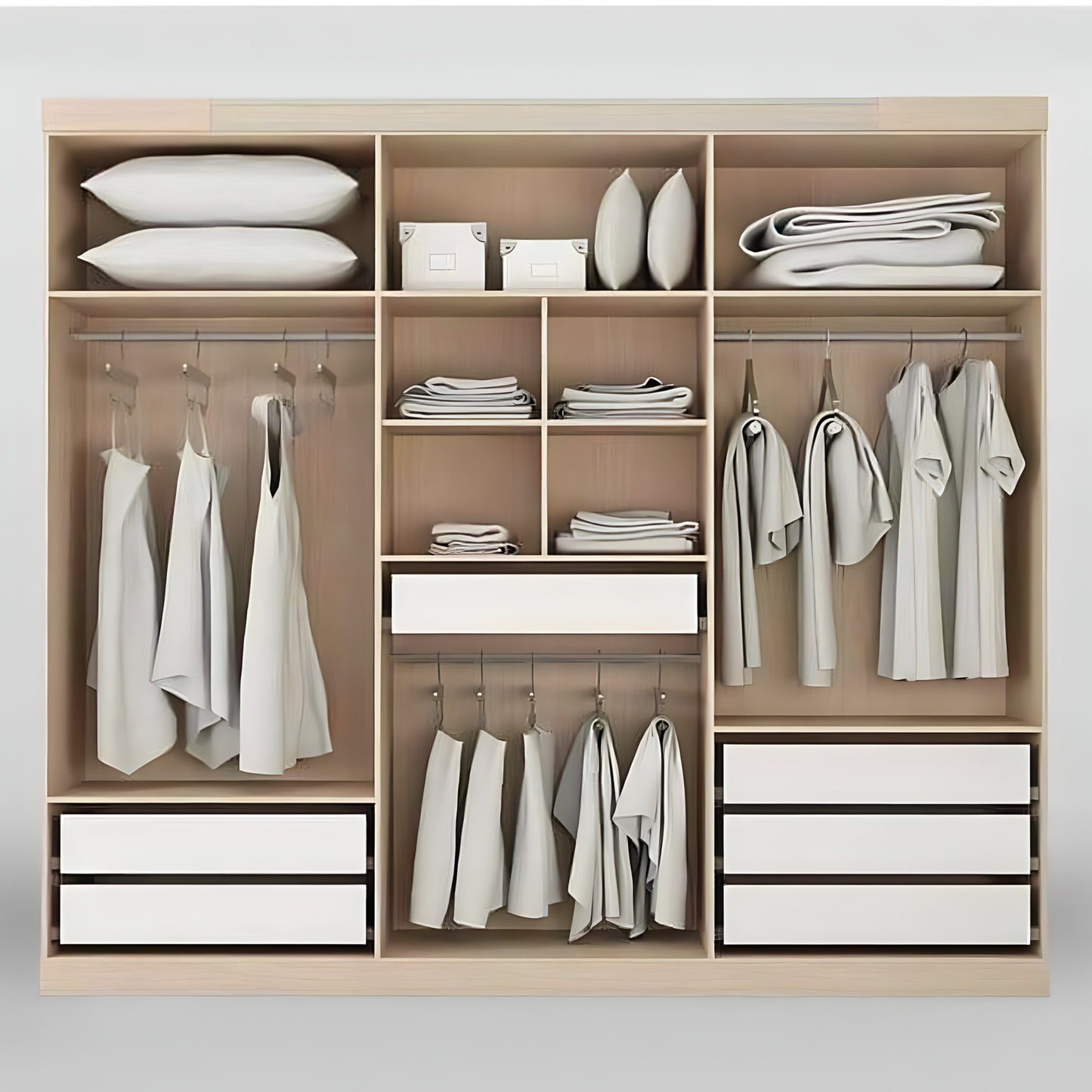 دريسنج خشب ام دي اف، 240*40*240 سم