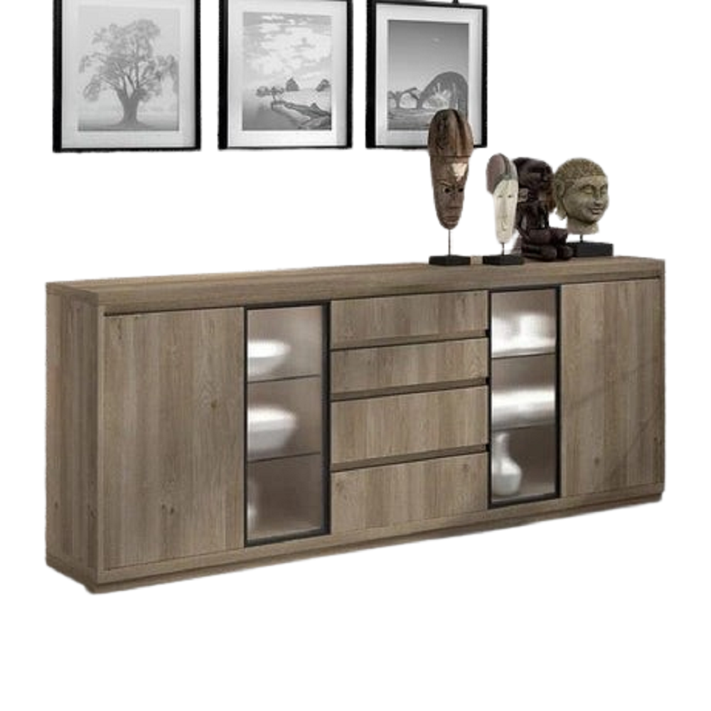 بوفيه خشب ام دي اف، 200*40*85 سم