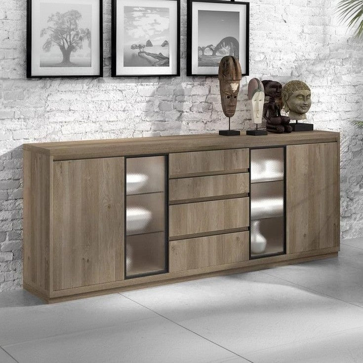 بوفيه خشب ام دي اف، 200*40*85 سم