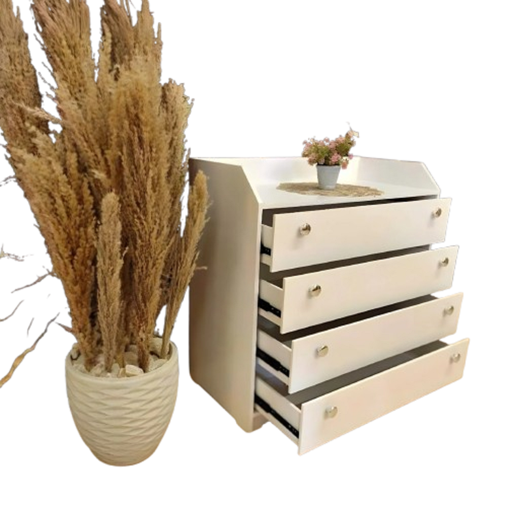 وحدة أدراج خشب ام دي اف، 80*40*80 سم