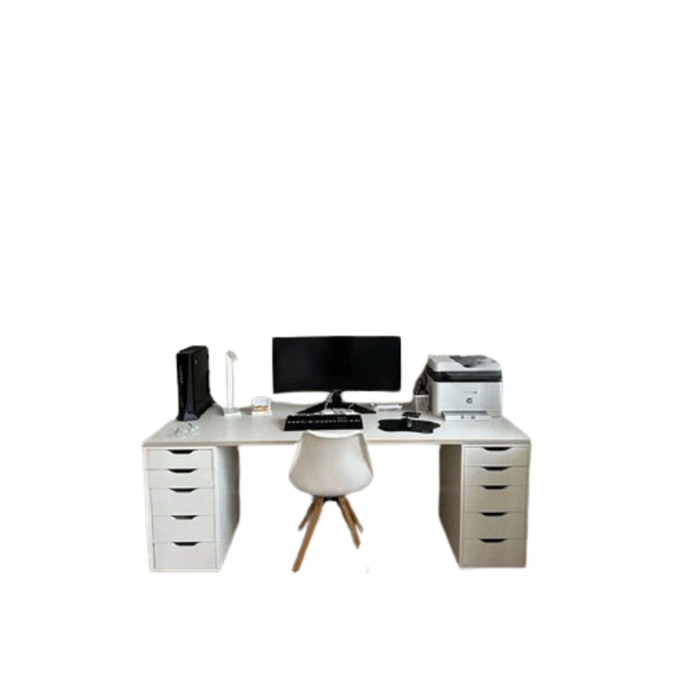 مكتب خشب ام دي اف، 160*40*75 سم