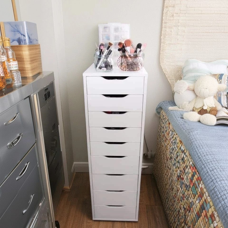 وحدة أدراج خشب ام دي اف، 40*40*120 سم