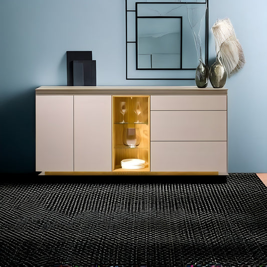 بوفيه خشب ام دي اف، 160*40*80 سم