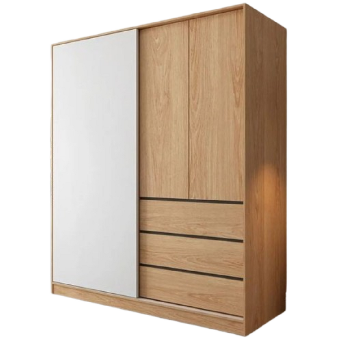 دولاب خشب ام دي اف، 160*50*200 سم