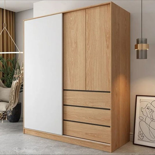 دولاب خشب ام دي اف، 160*50*200 سم