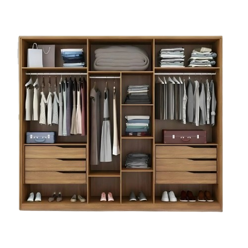 دريسنج خشب ام دي اف، 240*40*240 سم