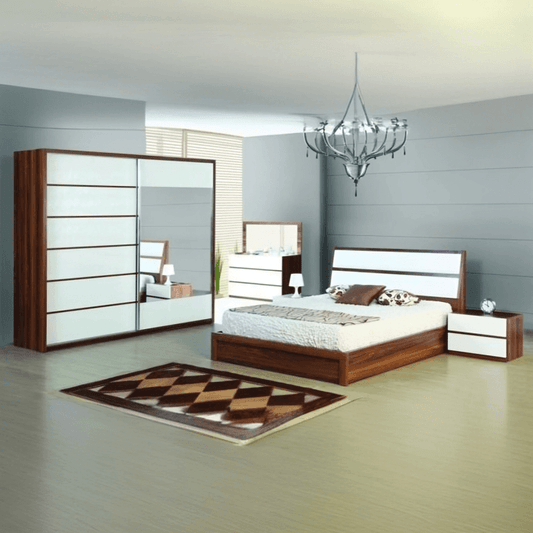 غرفة نوم بتصميم خشبي - DER32 - Homix
