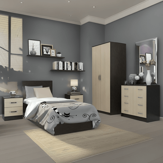 غرفة نوم بتصميم حديث - DER36 - Homix