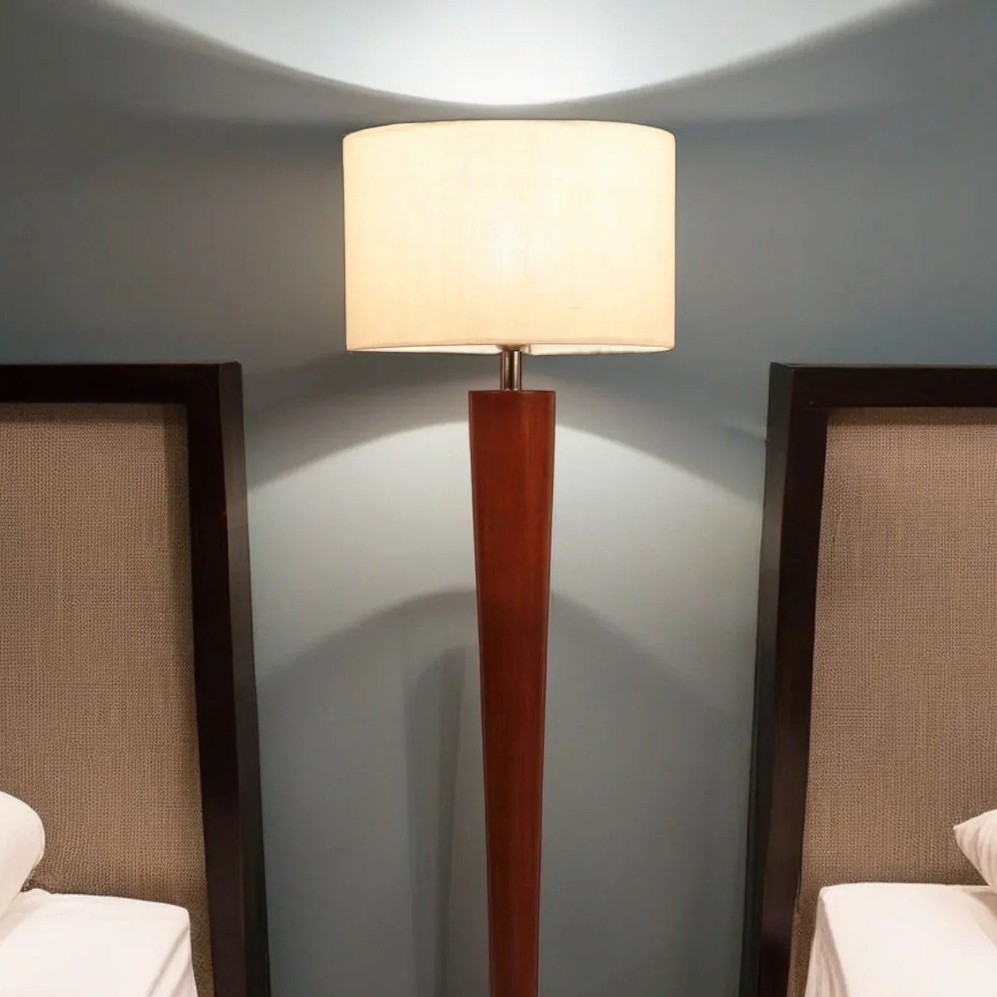 أباجورة أرضية خشب زان، 40*150 سم