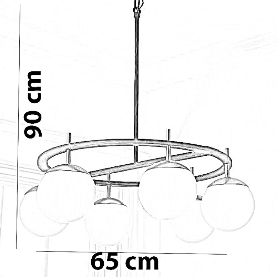 نجفة معدن، 65*90 سم