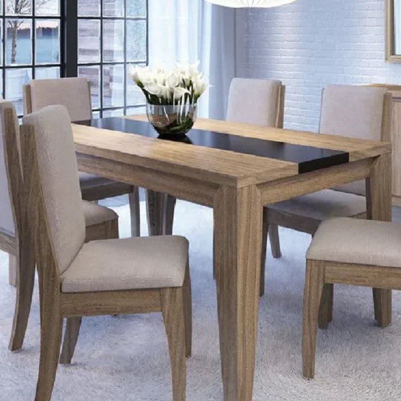 طقم سفرة ام دي اف، 7 قطع