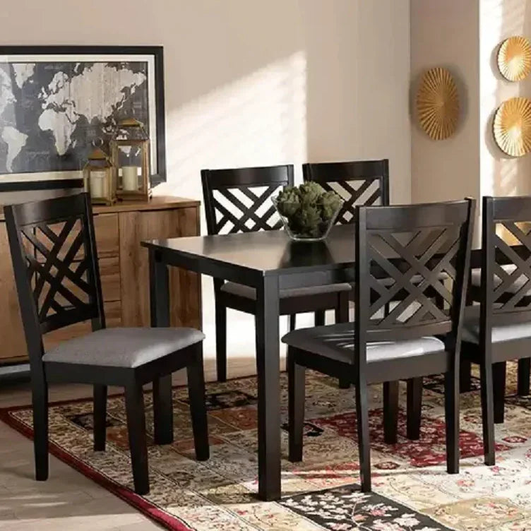 طقم سفرة ام دي اف، 7 قطع