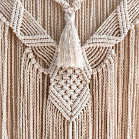 مكرمية حائط خشب، 60*80 سم