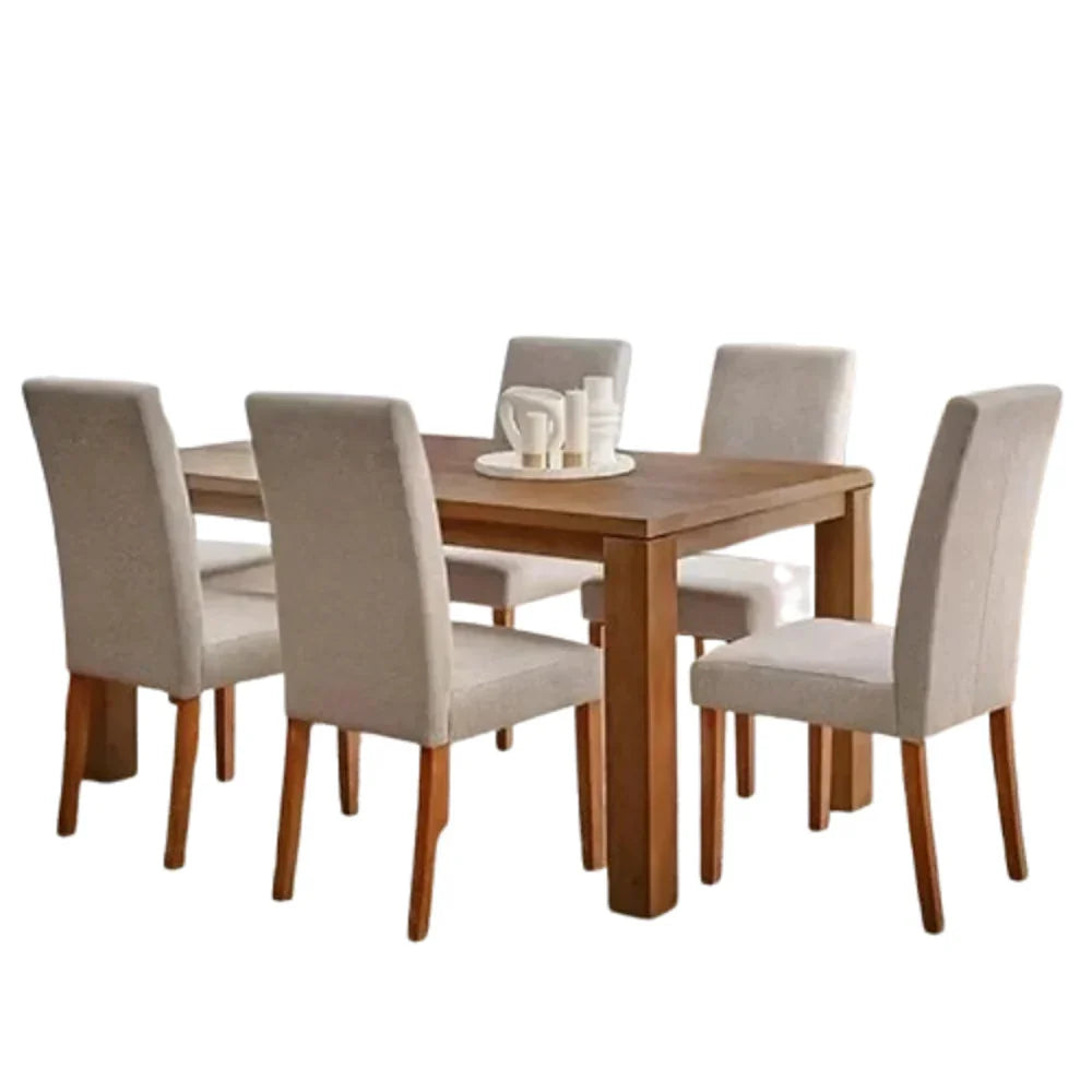 طقم سفرة ام دي اف، 7 قطع