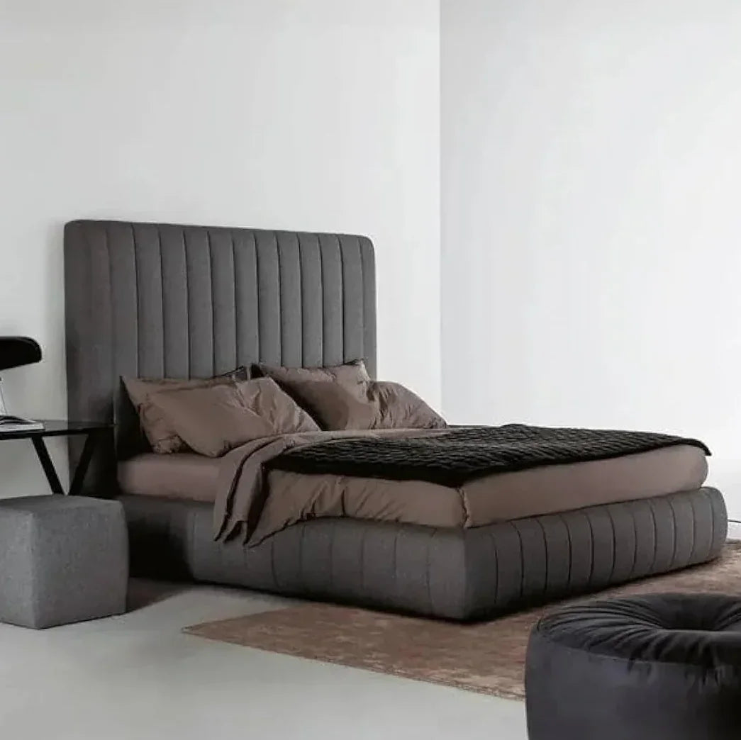 سرير كينج خشب ام دي اف و زان، 160*200*120 سم