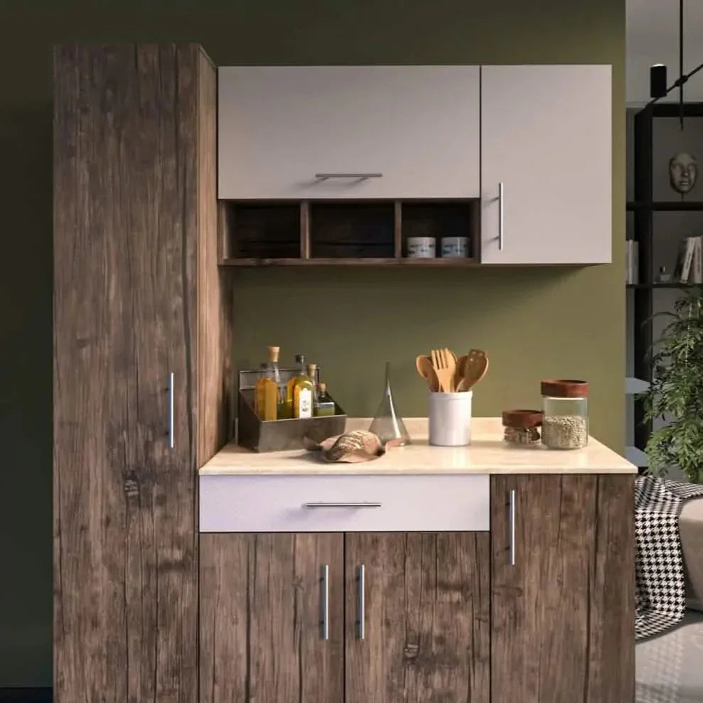 مطبخ خشب ام دي اف، 3 قطع