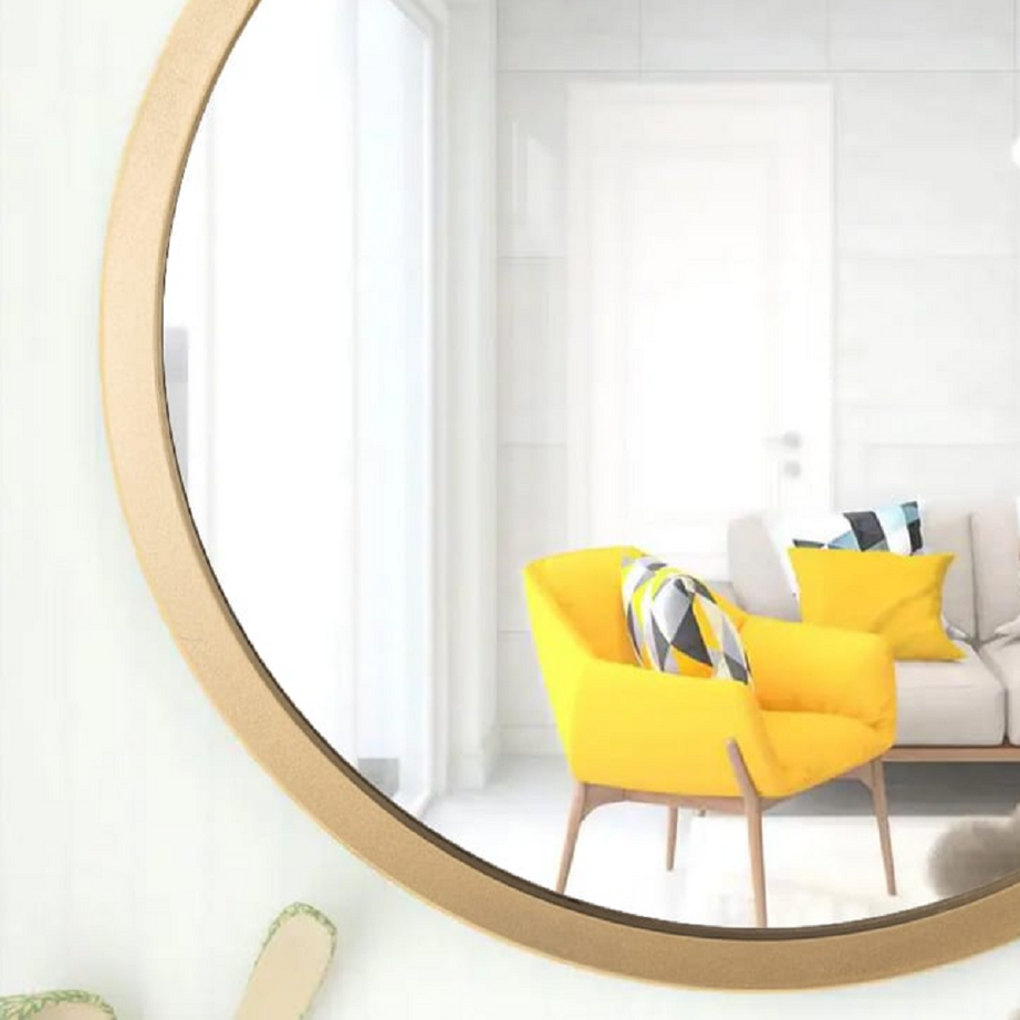 مرايا حائط بإطار ذهبي، 60 سم